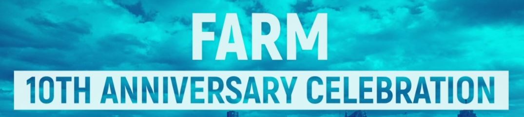 FARM 10th Anniversary in blue
